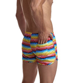 Rainbow Dots Swim Shorts Swim Shorts PRIDE MODE